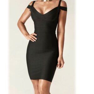 New With Tags: Alieva Sophia Bandage Dress (Black) Size M